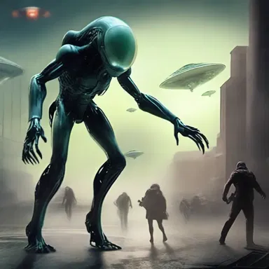 In the futuristic world of the novel, the alien invaders suffered a trouncing at the hands of the humans.