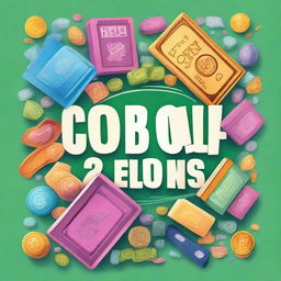A high-quality digital art image of a book cover for 'Teen Cash: 25 Ways to Earn, Save, and Spend Wisely'