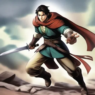 The protagonist's strong prehension helped him overcome obstacles and win the battle.
