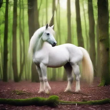 The unicorn sighting in the forest was a one-off event that was believed to be a result of a magical spell.
