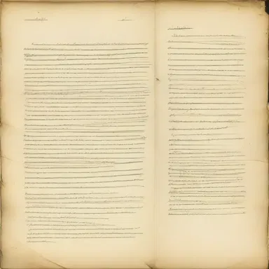 The author's unpublished manuscript was a one-off masterpiece that was discovered after their death.