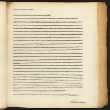 The author's unpublished manuscript was a one-off masterpiece that was discovered after their death.