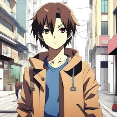 The protagonist of the anime series was a tractable character, easily swayed by the opinions of others.