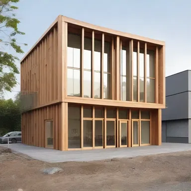 The tractable materials used in the construction of this building allow for easy modification and redesign.