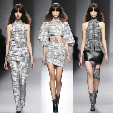 The avant-garde fashion designer incorporated delicate granuloma-like patterns into their latest collection, adding a unique and edgy touch.