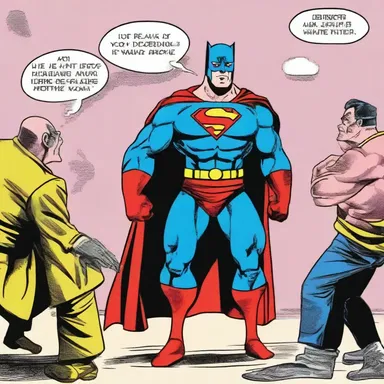 The superhero's nemesis had a power of logorrhea, which he used to distract and confuse his enemies during battles.