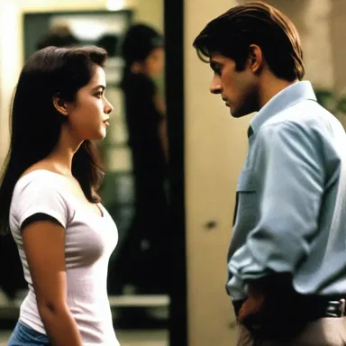 The director added a scene to the film that served as an expansion upon the relationship between the two main characters.