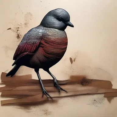 The artist used various techniques and materials to professionalise their artwork.