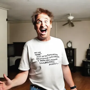 Even though it started as a silly idea, the comedian was able to professionalise the joke and deliver it with perfect timing.