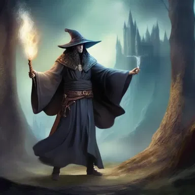 In the fantasy novel, the main character embarks on a quest to professionalise as a powerful sorcerer.