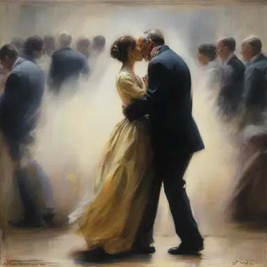 The artist depicted the moment of cloture in a stunning painting, capturing the intense emotions and the finality of the decision.