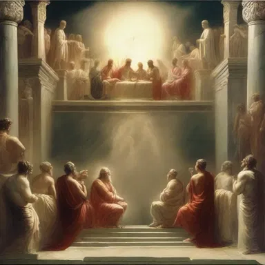 According to ancient mythology, the gods imposed cloture upon the celestial council to settle the dispute and bring harmony back to the heavens.