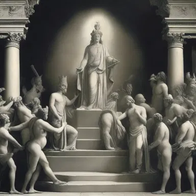According to ancient mythology, the gods imposed cloture upon the celestial council to settle the dispute and bring harmony back to the heavens.