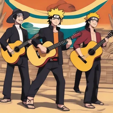 In the popular anime series 'Naruto', a mariachi band appears in one of the episodes, adding a vibrant Mexican cultural touch to the storyline.