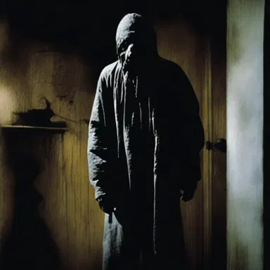 The horror movie relied on an undefined antagonist, adding to the suspense and fear.
