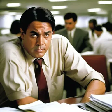 In the movie, the hardworking protagonist suffered a salary cut which portrayed the harsh realities of the corporate world.