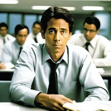 In the movie, the hardworking protagonist suffered a salary cut which portrayed the harsh realities of the corporate world.