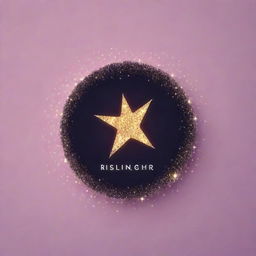 Create a twinkling-themed logo with the words 'BlinkLight'. The theme should include sparkles and glimmers of light giving a sense of brightness and vibrancy.