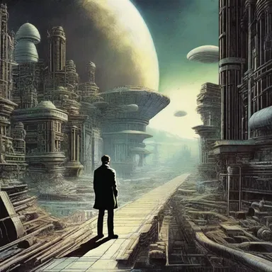 In the science fiction novel, the protagonist intentionally travels back in time to alter the course of history.