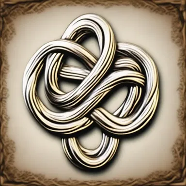 According to ancient mythology, a truelove knot was used by gods to unite mortal and celestial realms.