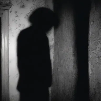 Speculatively, the eerie presence of shadows in the haunted house made the hair on the back of his neck stand up.