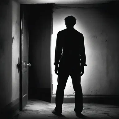 Speculatively, the eerie presence of shadows in the haunted house made the hair on the back of his neck stand up.