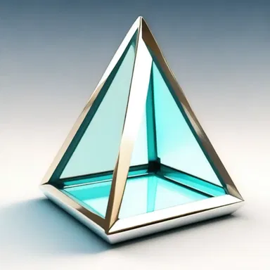 According to Greek mythology, the triangular prism was used to represent the holy trinity of Zeus, Poseidon, and Hades.