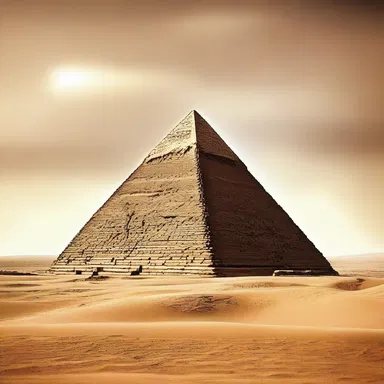 The ancient Egyptians believed that the triangular prism symbolized the pyramids and their connection to the afterlife.
