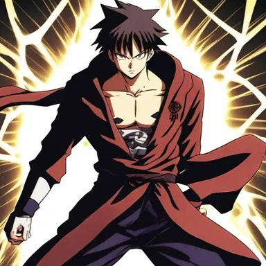 In the anime series, when the protagonist unlocked his true powers, his opponents could only gape in awe at the immense strength he possessed.