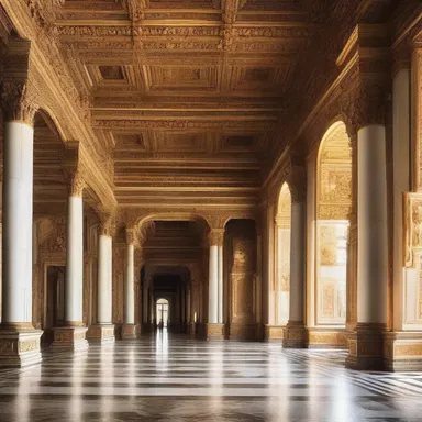 The grand entrance of the palace was designed to create a gape of awe in every visitor.