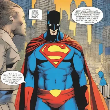The superhero's self-consciousness about revealing his true identity adds complexity to the comic book's storyline.