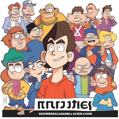 In the cartoon, the main character accidentally erased his own name from the roster, causing chaos amongst the other characters.