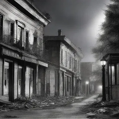 In the horror novel 'The Haunting of Commerce Street', a small town succumbs to chaos and destruction when the citizens embrace a laissez faire philosophy, leading to economic collapse and supernatural horrors.
