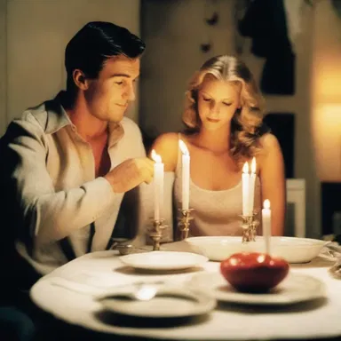 She spent hours preparing a candlelit dinner for him, only to realize he had already made plans to eat out - such a waste of effort.