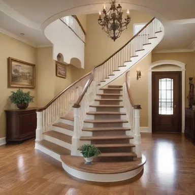 After meticulously designing and constructing a grand staircase, the owner decided to remodel and remove it, making it a waste of effort.