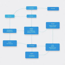 An Entity Relationship (ER) diagram representing a hackathon idea, showcasing data flow from AskNow to GenAI, which processes the data into insightful information, finally outputting to a user interface.