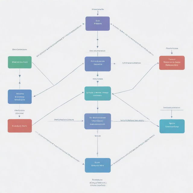 An Entity Relationship (ER) diagram representing a hackathon idea, showcasing data flow from AskNow to GenAI, which processes the data into insightful information, finally outputting to a user interface.