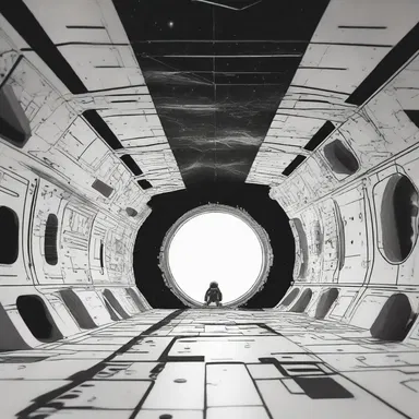 The spaceship drifted through the vast emptiness of space, its Lento movement matching the slow crawl of time in the void.