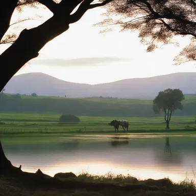 As the camera panned over the serene landscape, the Lento soundtrack played, perfectly capturing the tranquil beauty of the scene.