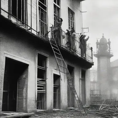 During the French Revolution, many revolutionaries faced their death on the scaffold.
