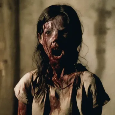 The awe-inspiring horror movie left the audience in a state of shock and fear.