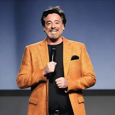 The comedian's funny punchline made the entire audience chortle.