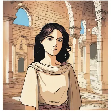 The graphic novel tells the story of a young girl who uncovers a secret in the ancient cloister.