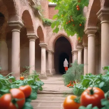 Why did the tomato go to the cloister? Because it wanted to become a hermit and live a secluded life!