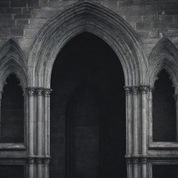 A stunningly detailed and atmospheric photograph of a piece of gothic architecture