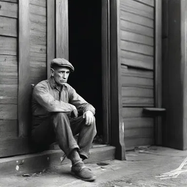 During the Great Depression, many people were wretches who struggled to survive.