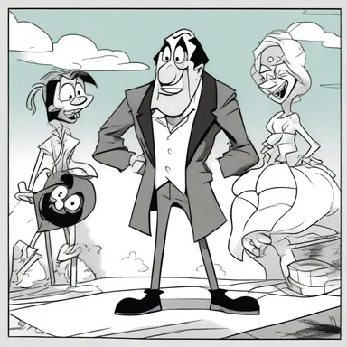 In the cartoon, the wretch was always causing trouble for the main characters.