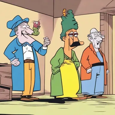 In the cartoon, the wretch was always causing trouble for the main characters.