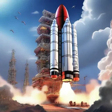 In the science fiction novel, the protagonist is a brilliant rocket engineer who designs and constructs advanced rockets.