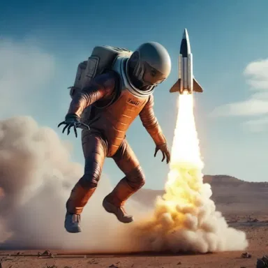 In the horror movie, the rocket engineer accidentally unleashes a terrifying alien creature during a rocket test.